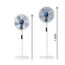 Rowenta VU5870 Standventilator Turbo Silence Extreme+ | Fernbedienung | 5 Geschwindigkeiten | Abschaltautomatik | Timer | Automatische Oszillation | Höhenverstellbar, Weiß