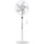 Pro Breeze 40 cm Standventilator mit DC Motor, Doppelflügel Technologie, Ventilator mit Fernbedienung & LED Display, 26 Lüftergeschwindigkeiten, 90° Oszillation, 24h Timer, höhenverstellbar, Weiß