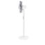 Rowenta VU5770 Turbo Silence Extreme+ Standventilator (5 Geschwindigkeitsstufen, Timer-Funktion, verstellbarer Neigungswinkel, 35 dB(A), 100% Kupfermotor, inkl. Fernbedienung, sehr kompakt) weiß