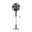Rowenta Standventilator Turbo Silence Extreme+ VU5880 | Fernbedienung | 5 Geschwindigkeiten | Automatische Oszillation | Energiesparmodus | Abschaltautomatik | Timer | Schwarz + Holz-Finish