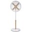 Russell Hobbs RHMPF1601WDW Standventilator, 60 W, Weiß mit Holzoptik