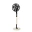 Rowenta Standventilator Turbo Silence Extreme+ VU5880 | Fernbedienung | 5 Geschwindigkeiten | Automatische Oszillation | Energiesparmodus | Abschaltautomatik | Timer | Schwarz + Holz-Finish