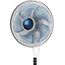 Rowenta VU5870 Standventilator Turbo Silence Extreme+ | Fernbedienung | 5 Geschwindigkeiten | Abschaltautomatik | Timer | Automatische Oszillation | Höhenverstellbar, Weiß