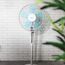 Cecotec Standventilator EnergySilence 530 Power Connected Weiß. 50 W, 5 Klingen mit 40 cm Durchmesser, 3 Geschwindigkeiten, Kupfermotor, Oszillierend, Fernbedienung, 7,5-Stunden-Timer, Weiß
