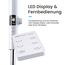 Pro Breeze 40 cm Standventilator mit DC Motor, Doppelflügel Technologie, Ventilator mit Fernbedienung & LED Display, 26 Lüftergeschwindigkeiten, 90° Oszillation, 24h Timer, höhenverstellbar, Weiß
