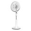 Fakir prestige VC 60 DC – Standventilator mit Fernbedienung & 24 Leistungsstufen I Ventilator mit 90 °Oszillation & Timer I Höhenverstellbar von 110-140 cm I Weiß I 28 Watt, 6959009