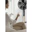 Rowenta Standventilator Turbo Silence Extreme+ VU5880 | Fernbedienung | 5 Geschwindigkeiten | Automatische Oszillation | Energiesparmodus | Abschaltautomatik | Timer | Schwarz + Holz-Finish