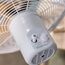 Russell Hobbs RHMPF1601WDW Standventilator, 60 W, Weiß mit Holzoptik