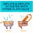 SwimWays Spring Float Relaxliege XL Aufblasbare Poolliege mit Hyper-Flate Ventil