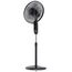 Brandson - Standventilator mit Fernbedienung und Display - Oszillation 80° - 60 Watt - Ventilator Höhe verstellbar - mobiler Lüfter - Kopf um 35Grad neigbar - 3 Geschwindigkeiten - GS