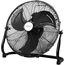 OZAVO Standventilator, Windmaschine ⌀35 cm mit 3 Laufgeschwindigkeiten, Bodenventilator Power, Tischventilator Metall, Luftkühler, verstellbare Neigungswinkel, 50W, Schwarz