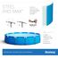 Bestway Steel Pro Max Stahlrahmenpool-Set mit Filterpumpe und Zubehör, 10220 L, blau, 427 x 427 x 84 cm
