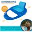SwimWays Spring Float Relaxliege XL Aufblasbare Poolliege mit Hyper-Flate Ventil