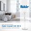 Fakir trend VC 35 S – Höhenverstellbarer leiser Standventilator mit stabilem Sockel & 3 Leistungsstufen I Ventilator mit 90° Oszillation & Timer I Höhenverstellbar von 110-150 cm I Weiß | 60 Watt