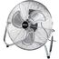 DAWOO Windmaschine Bodenventilator 95W Standventilator Leistungsstarker mit 3-Leistungsstufen 45cm High Velocity Standventilator Retro für Werkstatt, Verstellbare Neigungswinkel (45CM, Chrome)