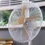 Russell Hobbs RHMPF1601WDW Standventilator, 60 W, Weiß mit Holzoptik