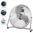 Senelux Bodenventilator - Chrome Gym Fan - 50,8 cm elektrischer tragbarer Lüfter für den Heim-/Fitnessraum-/Bürogebrauch – 3 Geschwindigkeitsstufen mit Neigungsfunktion