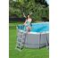 BESTWAY Power Steel Pool Komplett-Set, oval, 549x274x122cm