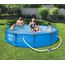 Bestway Steel Pro Max Pool Set 366x76 cm, Frame Pool rund im Set, inklusive Filterpumpe und Getränkehaltern