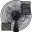 Brandson - Standventilator DC Silent mit Fernbedienung + Display - mobiler Lüfter leise, 24 Geschwindigkeiten - Oszillation 80° - Ventilator energiesparend