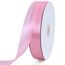 Toniful Satinband, dünnes, einfarbiges Satinband für Geschenkverpackungen, Basteln, Haarschleifen, Hochzeitsdekoration, Einladungskarten, Blumensträuße, Weihnachten, 2,5 cm x 91 m, Babyrosa