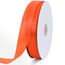 Toniful Satinband, dünnes, einfarbiges Satinband für Geschenkverpackungen, Basteln, Haarschleifen, Hochzeitsdekoration, Einladungskarten, Blumensträuße, 2,5 cm x 91 m, Orange