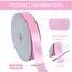 Toniful Satinband, dünnes, einfarbiges Satinband für Geschenkverpackungen, Basteln, Haarschleifen, Hochzeitsdekoration, Einladungskarten, Blumensträuße, Weihnachten, 2,5 cm x 91 m, Babyrosa