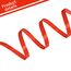Toniful Satinband, dünnes, einfarbiges Satinband für Geschenkverpackungen, Basteln, Haarschleifen, Hochzeitsdekoration, Einladungskarten, Blumensträuße, 2,5 cm x 91 m, Rot