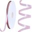 Toniful Satinband, dünnes, einfarbiges Satinband für Geschenkverpackungen, Basteln, Haarschleifen, Hochzeitsdekoration, Einladungskarten, Blumensträuße, 0,6 cm x 91 m, Babyrosa