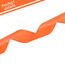 Toniful Satinband, dünnes, einfarbiges Satinband für Geschenkverpackungen, Basteln, Haarschleifen, Hochzeitsdekoration, Einladungskarten, Blumensträuße, 2,5 cm x 91 m, Orange