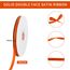 TONIFUL Satin Geschenkband Herbst Dekoband Orange 1cm x 91m, 1 Rolle Schleifenband für Geschenkverpackung und Partydekoration, Hochwertiges Geschenkband Geburtstagsparty