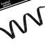Toniful Satinband, dünnes, einfarbiges Satinband für Geschenkverpackungen, Basteln, Haarschleifen, Hochzeitsdekoration, Einladungskarten, Blumensträuße, 0,6 cm x 91 m, Schwarz