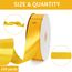 TONIFUL Breites Satinband, 40 mm x 91 m, Gelb, für Geschenkverpackungen, Stuhlschärpen, Valentinstag, Hochzeit, Geburtstag, Party, Dekoration, Haare, Blumenhandwerk, Nähen