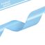 Toniful Satinband, dünnes, einfarbiges Satinband für Geschenkverpackungen, Basteln, Haarschleifen, Hochzeitsdekoration, Einladungskarten, Blumensträuße, 2,5 cm x 91 m, Himmelblau