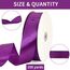 TONIFUL 1-1/2 Inch (40mm) x 100 Yards Purple Wide Satin Ribbon Solid Fabric Ribbon for Gift Wrapping Chair Sash Valentine's Day Wedding Birthday Party Decoration Hair Floral Craft Sewing
