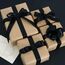 TONIFUL Satinband schwarz 25mm, 91 Meters Dekoration Geschenkband Fein Schleifenband, Stoffband für Hochzeit, Taufe und Geburtstag Geschenke Der Valentinstag Verpackung von Geschenken