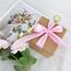 Toniful Satinband, dünnes, einfarbiges Satinband für Geschenkverpackungen, Basteln, Haarschleifen, Hochzeitsdekoration, Einladungskarten, Blumensträuße, Weihnachten, 2,5 cm x 91 m, Babyrosa