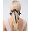 TONIFUL Satinband schwarz 10mm, 91 Meters Dekoration Geschenkband Fein Schleifenband, Stoffband für Hochzeit, Taufe und Geburtstag Geschenke Der Valentinstag Verpackung von Geschenken