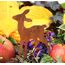 LB H&F 5er Set ROSTSTECKER Hirsch/REH/Bäume Familie Herbstdeko Gartendeko Deko Dekoration Dekofigur Herbst Winter Metall Rost (Hirsch Set)