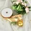 TONIFUL Satin Geschenkband Goldband 4cm x 91m, 1 Rolle Schleifenband für Geschenkverpackung und Partydekoration, Hochwertiges Geschenkband Geburtstagsparty