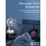 UNITEDTIME Tragbarer Ventilator Faltbares Wiederaufladbares [Fernbedienung] Foldaway Stehendes Pedestal Oszillierende Timer für Camping Reisen, Schlafzimmer, Klappbar (Weiß)