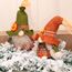 ENLACE 2 Stück Herbst Wichtel, Handgefertigte Gefüllte Gesichtslose Puppe Zwerg Dekorationen, Herbstdeko Zwerge, für Thanksgiving Erntedankfest Tisch Tablett Party-Dekorationen