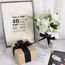 TONIFUL Satinband schwarz 25mm, 91 Meters Dekoration Geschenkband Fein Schleifenband, Stoffband für Hochzeit, Taufe und Geburtstag Geschenke Der Valentinstag Verpackung von Geschenken