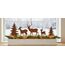 LB H&F 5er Set ROSTSTECKER Hirsch/REH/Bäume Familie Herbstdeko Gartendeko Deko Dekoration Dekofigur Herbst Winter Metall Rost (Hirsch Set)