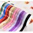 Toniful Satinband, dünnes, einfarbiges Satinband für Valentinstag Geschenkverpackungen, Basteln, Haarschleifen, Hochzeitsdekoration, Einladungskarten, Blumensträuße, Weihnachten, 2,5 cm x 91 m, Pink