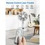 UNITEDTIME Tragbarer Ventilator Faltbares Wiederaufladbares [Fernbedienung] Foldaway Stehendes Pedestal Oszillierende Timer für Camping Reisen, Schlafzimmer, Klappbar (Weiß)