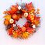 FEPITO 56 Stück Herbst Thanksgiving-Dekorationen, Mini Artificial Kürbisse und Tannenzapfen, Blätter und Eicheln für Party- und Dekorationsausstattung, Halloween und Thanksgiving