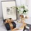 TONIFUL Satin Geschenkband Goldband 4cm x 91m, 1 Rolle Schleifenband für Geschenkverpackung und Partydekoration, Hochwertiges Geschenkband Geburtstagsparty