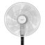 VIOLA Leiser und leistungsstarker Standventilator mit Fernbedienung, 32 Geschwindigkeiten, 9 Flügel, 320 ° Oszillation, geringer Stromverbrauch, vertikale Drehung 90 °, Höhe verstellbar