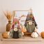 Gehydy Deko Herbst Wichtel Figuren 2er Set Herbstdeko Wichtel Dekoration Autumn Zubehör für Home Küche